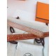 Replica Cintura Hermès Kelly 18 Caramello Alligatore Lucido imitazione Falso
