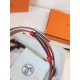Replica Cintura Hermès Kelly 18 in alligatore rosso lucido imitazione Falso