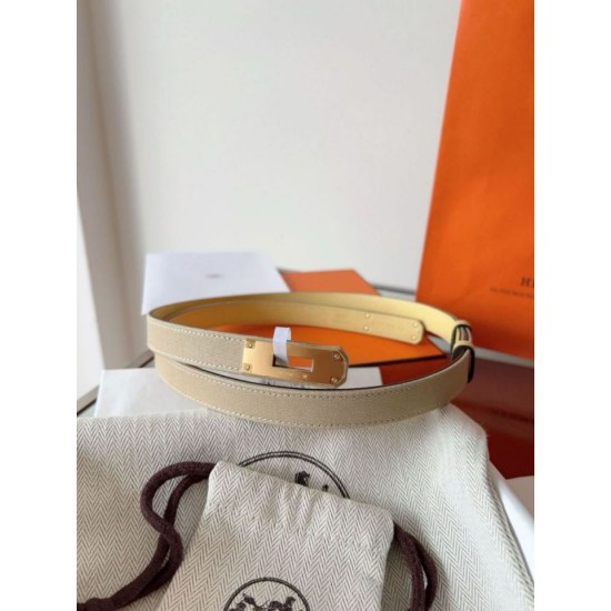 Replica Cintura Hermès Kelly 18 in tela Officier ed Epsom imitazione Falso
