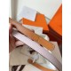 Replica Cintura Hermès Kelly 18 Malva Chiaro Epsom imitazione Falso