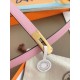 Replica Cintura Hermès Kelly 18 Rosa Epsom imitazione Falso