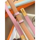 Replica Cintura Hermès Kelly 18 Rosa Epsom imitazione Falso