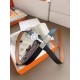 Replica Cintura Hermès Kelly 18 Nera Swift Pelle di vitello imitazione Falso