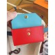 Replica Cintura Hermès Kelly Pocket 18 Cobalto e Pelle di Vitello Epsom Rossa imitazione Falso
