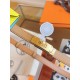 Replica Cintura Hermès Kelly Pocket 18 Biscuit e Pelle di Vitello Epsom Soufré imitazione Falso