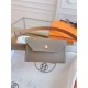 Replica Cintura Hermès Kelly Pocket 18 in vitello Epsom color etoupe imitazione Falso