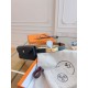 Replica Cintura Hermès Kelly Pocket 18 in vitello Epsom nero imitazione Falso