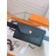 Replica Cintura Hermès Kelly Pocket 18 in vitello Epsom nero imitazione Falso