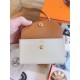 Replica Cintura Hermès Kelly Pocket 18 in vitello Epsom bianco imitazione Falso