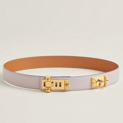 Replica Cintura Hermès Collier de Chien 32 Malva Chiaro Epsom imitazione Falso