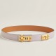 Replica Cintura Hermès Collier de Chien 32 Malva Chiaro Epsom imitazione Falso