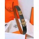 Replica Cintura Hermès Collier de Chien 32 Nero Epsom Vitello imitazione Falso