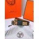 Replica Cintura Hermès Collier de Chien 32 Nero Epsom Vitello imitazione Falso