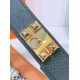 Replica Cintura Hermès Collier de Chien 32 Nero Epsom Vitello imitazione Falso