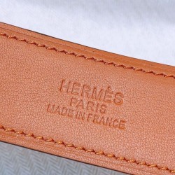 Replica Cintura Hermès Collier de Chien 32 Nero Epsom Vitello imitazione Falso
