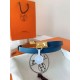 Replica Hermès Rivale 18 Belt in Vitello Epsom Blu imitazione Falso Replica Hermès Rivale 18 Belt in Vitello Epsom Blu imitazione Falso