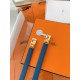 Replica Hermès Rivale 18 Belt in Vitello Epsom Blu imitazione Falso Replica Hermès Rivale 18 Belt in Vitello Epsom Blu imitazione Falso