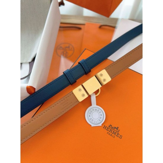 Replica Hermès Rivale 18 Belt in Vitello Epsom Blu imitazione Falso Replica Hermès Rivale 18 Belt in Vitello Epsom Blu imitazione Falso