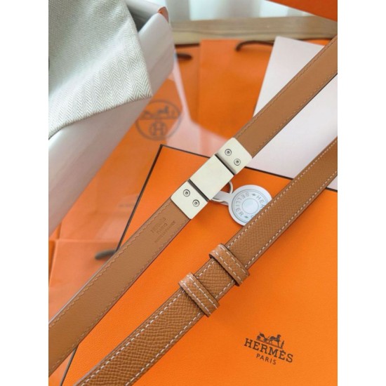 Replica Cintura Hermès Rivale 18 in vitello Epsom color oro imitazione Falso