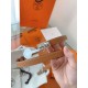 Replica Cintura Hermès Rivale 18 in vitello Epsom color oro imitazione Falso