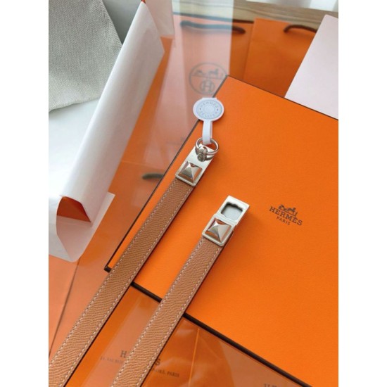 Replica Cintura Hermès Rivale 18 in vitello Epsom color oro imitazione Falso