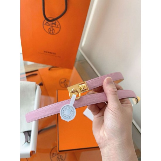 Replica Cintura Hermès Rivale 18 in vitello Epsom color malva Sylvestre imitazione Falso