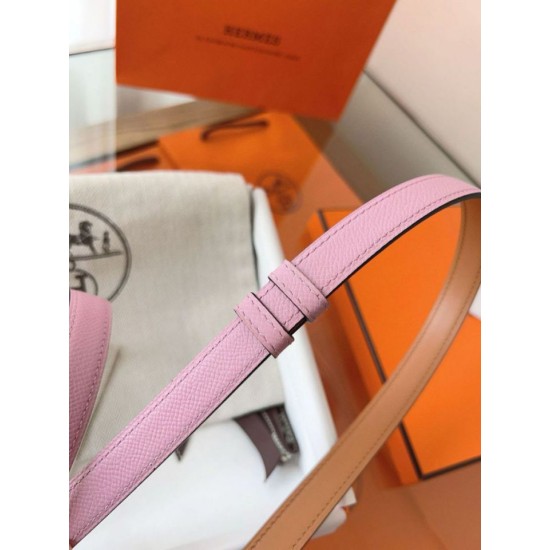 Replica Cintura Hermès Rivale 18 in vitello Epsom color malva Sylvestre imitazione Falso