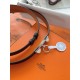 Replica Cintura Hermès Rivale 18 in pelle di vitello Epsom Nero imitazione Falso