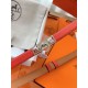 Replica Cintura Hermès Rivale 18 con fibbia Rivale in Epsom rosso Pelle di vitello imitazione Falso
