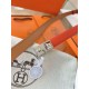 Replica Cintura Hermès Rivale 18 con fibbia Rivale in Epsom rosso Pelle di vitello imitazione Falso