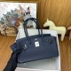 Replica Borsa a spalla Hermès Birkin Light 29 nera Clemence imitazione Falso