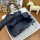 Replica Borsa a spalla Hermès Birkin Light 29 nera Clemence imitazione Falso