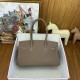 Replica Borsa a spalla Hermes Birkin Light 29 Taupe Clemence imitazione Falso
