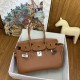 Replica Borsa a spalla Hermès Birkin Light 29 oro in pelle di vitello Swift imitazione Falso