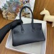 Replica Borsa a spalla Hermès Birkin Light 29 nera in pelle di vitello Swift imitazione Falso
