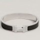 Replica Bracciale Clic HH Hermès in smalto nero imitazione Falso Replica Bracciale Clic HH Hermès in smalto nero imitazione Falso