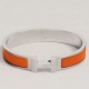 Replica Bracciale Clic HH Hermès in smalto arancione imitazione Falso