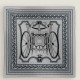 Replica Scialle Hermès Grigio Phaeton's Wheels Bandana 140 imitazione Falso