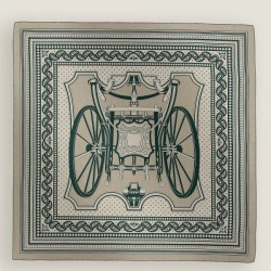 Replica Scialle Hermès Tourterelle Phaeton's Wheels Bandana 140 imitazione Falso