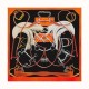 Replica Scialle Hermes Projets Carres nero 140 imitazione Falso