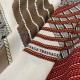 Replica Scialle Tressage da dressage Hermes Rose/Naturale 140 imitazione Falso