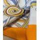 Replica Hermes Beige/Arancione Auto in Equilibrio Scialle 140 imitazione Falso