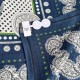 Replica Scialle Bandana Hermes Blue Zuavi e Draghi 140 imitazione Falso