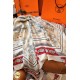 Replica Scialle Hermès Naturel Nautical Tattoos Bandana 140 imitazione Falso