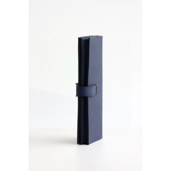Replica Portafoglio lungo Hermès Bearn fatto a mano in pelle di vitello Epsom blu zaffiro imitazione Falso Replica Portafoglio lungo Hermès Bearn fatto a mano in pelle di vitello Epsom blu zaffiro imitazione Falso