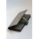 Replica Portafoglio Hermes Bearn lungo fatto a mano Etain Swift in pelle di vitello imitazione Falso