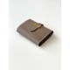 Replica Portafoglio Hermes Bearn ripiegabile fatto a mano Taupe Epsom imitazione Falso