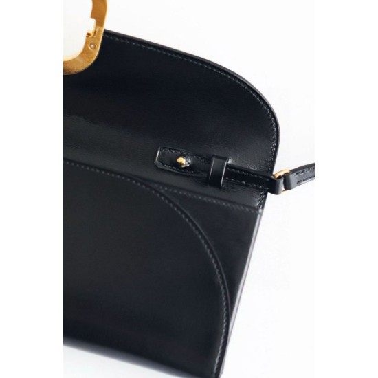 Replica Portafoglio Hermès Maillon To Go in pelle di vitello nera imitazione Falso