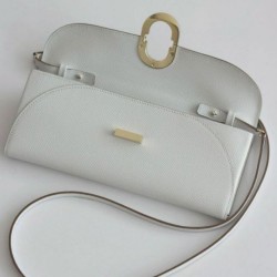 Replica Portafoglio Hermès Maillon To Go in pelle di vitello Epsom grigio chiaro imitazione Falso