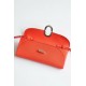 Replica Portafoglio Hermès Maillon To Go in pelle di vitello Epsom rosa Jaipur imitazione Falso